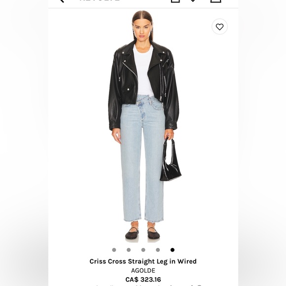 AGOLDE Criss Cross Jeans - Picture 1 of 4